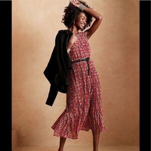 Banana Republic Tie-Waist Midi Dress